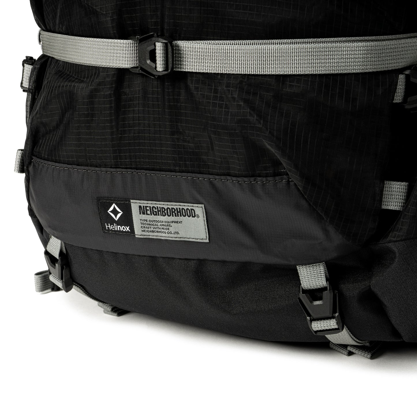26SS NHHX Lite Roll Top Backpack - Black