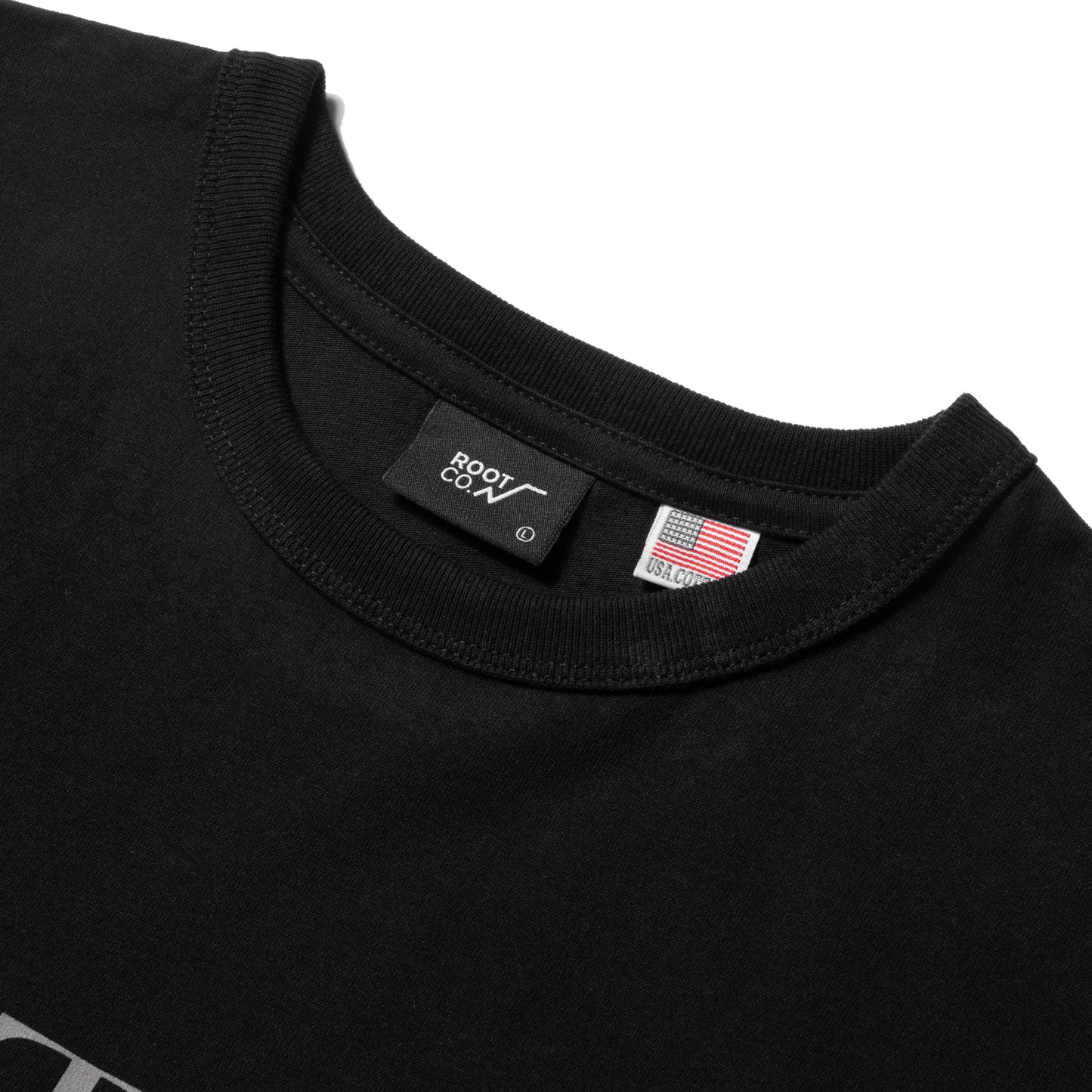 ROOT CO. × Helinox PLAY UTILITY BACK POCKET Logo T-Shirt - Black