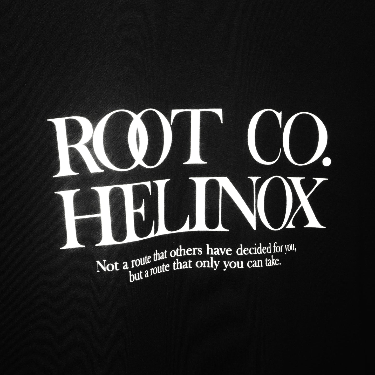 ROOT CO. × Helinox PLAY UTILITY BACK POCKET Logo T-Shirt - Black