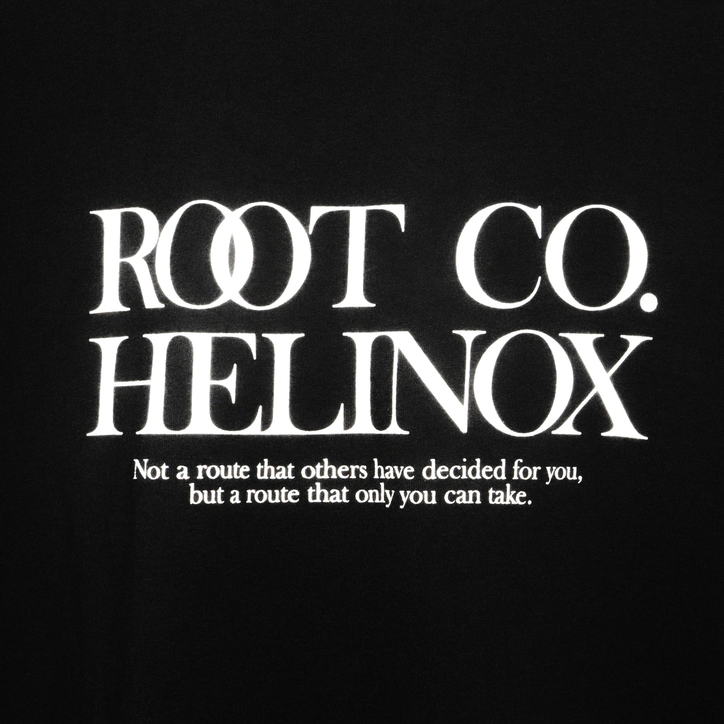 ROOT CO. × Helinox PLAY UTILITY BACK POCKET Logo T-Shirt - Black