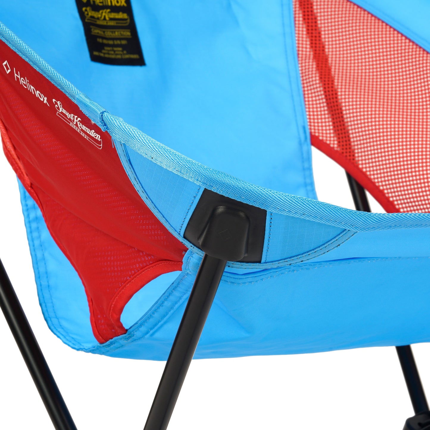 Sanzo Koumuten x Helinox Chair One (re) - Light Blue/Red