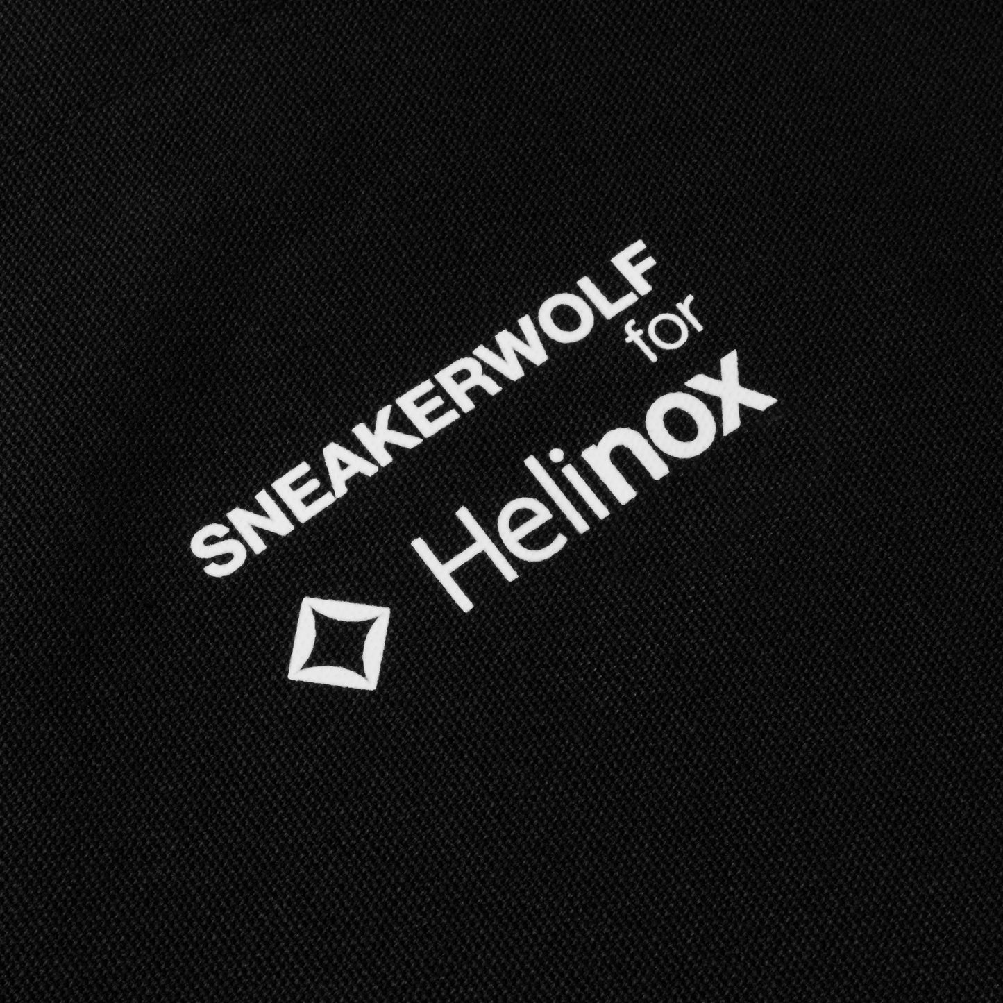 Sneaker Wolf × Helinox Cotton Tote Bag - Black